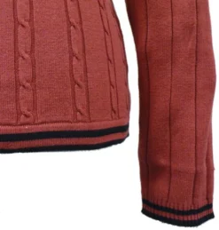 BECKETT Madcap Retro Mod Mens Cable Knit Jumper M -Classic Gents Fit Sales Beckett Cable Knit Red cu2 85140.1666958552
