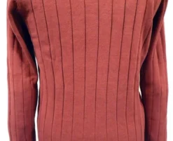 BECKETT Madcap Retro Mod Mens Cable Knit Jumper M -Classic Gents Fit Sales Beckett Cable Knit Red cu 82364.1666958550