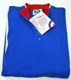 Hi-Wheel - Madcap Retro Mod Cycling Top (Blue L/S) -Classic Gents Fit Sales Hi wheel LS Royal1 28060.1666957425