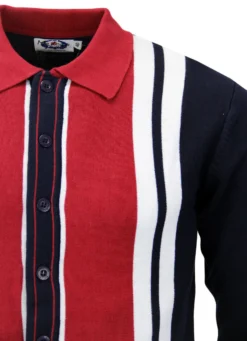 Donovan Retro Mod Polo Cardigan (M) -Classic Gents Fit Sales Madcap England Donovan Polo2 97677.1661338363