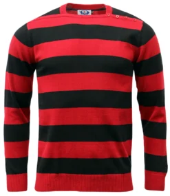 Jones 60s Mod Block Stripe Jumper W -Classic Gents Fit Sales Madcap England Jones Jumper 02811.1661338410 1