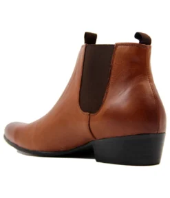 Lightfoot Mod Chelsea Boots (BrS) -Classic Gents Fit Sales Madcap England Lightfoot Leather Tan2 96365.1661338195 2