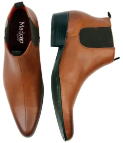 Lightfoot Mod Chelsea Boots (BL) -Classic Gents Fit Sales Madcap England Lightfoot Leather Tan3 00231.1661338196 1