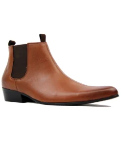 Lightfoot Mod Chelsea Boots (Br) -Classic Gents Fit Sales Madcap England Lightfoot Leather Tan 27915.1661338194