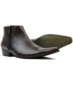 Thunderbolt MADCAP Chisel Toe Chelsea Boots (DB) -Classic Gents Fit Sales Madcap England Thunderbolt Leather Brown4 52520.1661272906 3