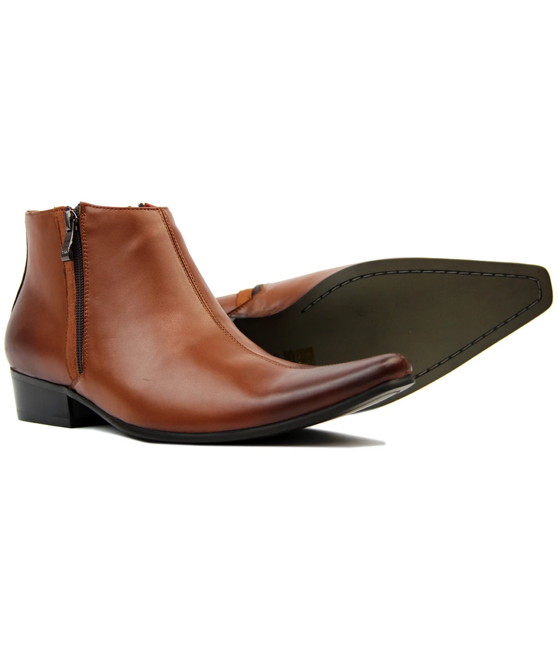 Thunderbolt MADCAP Chisel Toe Chelsea Boots (BS) 2 Thunderbolt MADCAP Chisel Toe Chelsea Boots (BS) - Image 2