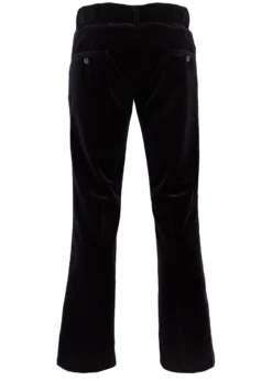 The Velvet Breed Retro Mod Velvet MADCAP Trousers -Classic Gents Fit Sales Madcap England Velvet Breed Black31 54857.1666958016