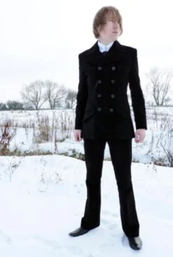 The Velvet Breed Retro Mod Velvet MADCAP Trousers -Classic Gents Fit Sales Madcap England Velvet Breed Black42 93753.1666958019