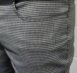 Barrett Mens Retro Mod Dogtooth Trousers By MADCAP -Classic Gents Fit Sales Madcap Barratt Dogtooth Slim Trousers1 08757.1666958520
