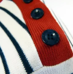 'Breton' MADCAP Mens Retro Mod Stripe Jumper (E) -Classic Gents Fit Sales Madcap England Breton Jumper E2 23431.1666958103