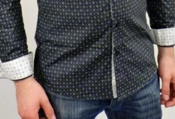 MADCAP 'Clapton' Mens Mod Round Collar Shirt (B) -Classic Gents Fit Sales Madcap England Mens Mod Shirt B2 89448.1666958141