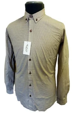 'Hound-Dog' Mens Mod Puppytooth Shirt By MADCAP C -Classic Gents Fit Sales Madcap Hounddog Dogtooth Mod Shirt5 51901.1666958505
