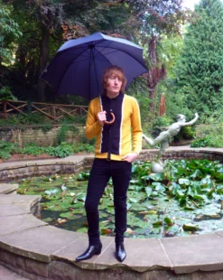 'Mustard Marriott' - Retro Mod Sixties Mens Polo -Classic Gents Fit Sales Mustard Marriot2 71611.1666957486