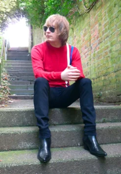 'Renegade' - Retro Mod Sixties Racing Jumper RED 5 'Renegade' - Retro Mod Sixties Racing Jumper RED -Classic Gents Fit Sales Red Racer3 21487.1666957467