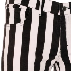 Holy Roller Retro Stripe Flares B/G -Classic Gents Fit Sales holy roller black white 03 22494.1661261464