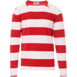 Ally Pally Mod Straight Neck LS Tee -Classic Gents Fit Sales madcap ally pally red white 01 06168.1661261348