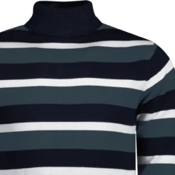 Ashcroft MADCAP Retro 60s Roll Neck Jumper In Blue -Classic Gents Fit Sales madcap ashcroft roll neck orion detail 10723.1661259898 1