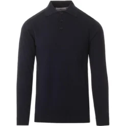 Brando 1960s Mod Knitted Polo (HG) -Classic Gents Fit Sales madcap brando navy 01 92335.1661271597 5