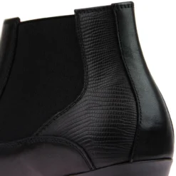 Enforcer Mod Cuban Chelsea Boots -Classic Gents Fit Sales madcap cuban heel boots black detail 88742.1661265405