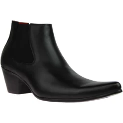 Enforcer Mod Cuban Chelsea Boots -Classic Gents Fit Sales madcap cuban heel boots black main 28676.1661265402