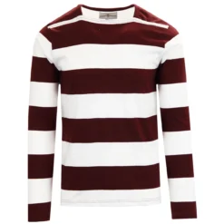 Ally Pally Mod Straight Neck LS Tee -Classic Gents Fit Sales madcap england ally pally straight neck block stripe tee zinfandel 3 73277.1661266310