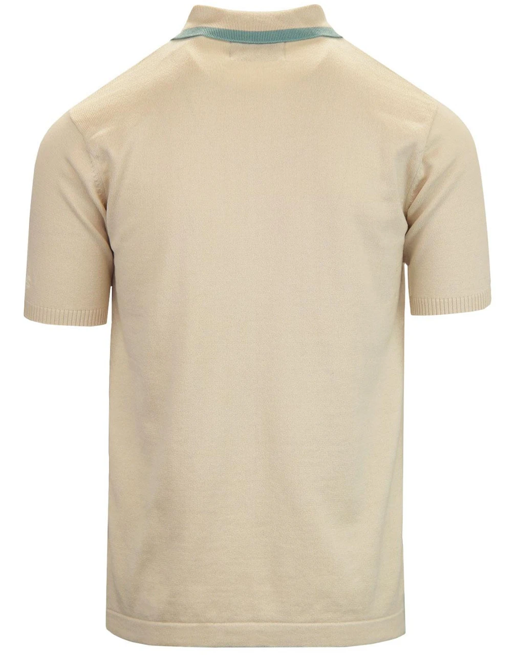 Bauhaus Mod Stripe Knit Polo BLACK 3 Bauhaus Mod Stripe Knit Polo BLACK - Image 3