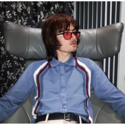 Blast Mod Stripe Polo Cardigan (F) -Classic Gents Fit Sales madcap england blast polo blue2 56893.1661265809 1