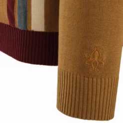 Blast Mod Stripe Polo Cardigan (FL) -Classic Gents Fit Sales madcap england blast polo cardigan fall leaf 2 68379.1661264808