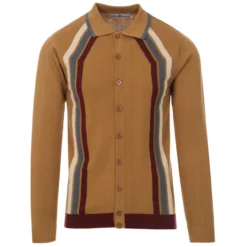 Blast Mod Stripe Polo Cardigan (F) -Classic Gents Fit Sales madcap england blast polo cardigan fall leaf 4 23233.1661264805 1