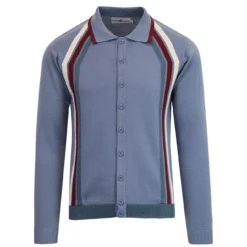 Blast Mod Stripe Polo Cardigan (F) -Classic Gents Fit Sales madcap england blast stripe polo cardigan flintstone 3 94466.1661265806 1