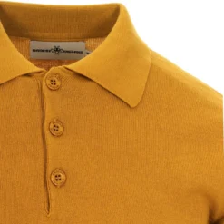 Brando 1960s Mod Knitted Polo (Z) -Classic Gents Fit Sales madcap england brando knitted polo harvest gold 2 16524.1661262227 5