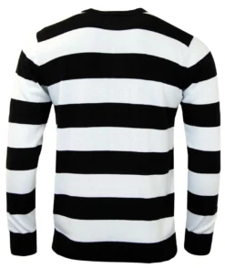 Jones 60s Mod Block Stripe Jumper W -Classic Gents Fit Sales madcap england brian jones blackwhite1 91971.1661338397 1