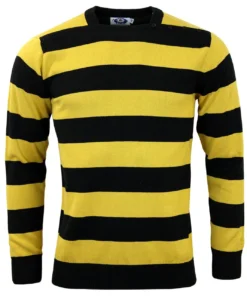 Jones 60s Mod Block Stripe Jumper W -Classic Gents Fit Sales madcap england brian jones blackyellow3 62031.1661273544 1