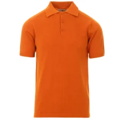 SS Brando 60s Mod Knitted Polo (MO) 15 SS Brando 60s Mod Knitted Polo (MO) -Classic Gents Fit Sales madcap england brndo ss polo marmalade 2 28226.1661261839 1