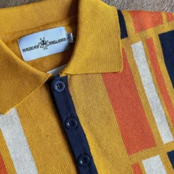 Comet Retro 60s Mod Polo Shirt (S) -Classic Gents Fit Sales madcap england comet polo gold3 76527.1661261169 1