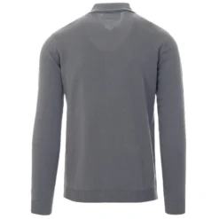 Crawdaddy Micro Dash LS Polo (SG) -Classic Gents Fit Sales madcap england crawdaddy long sleeve polo steel grey 1 75807.1661262445 2