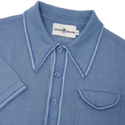 Crawdaddy Micro Dash Knit Polo (WW) 38 Crawdaddy Micro Dash Knit Polo (WW) -Classic Gents Fit Sales madcap england crawdaddy polo blue 5 00821.1661266153 5