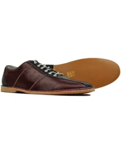 All Up Mod Bowling Shoes (Brown) -Classic Gents Fit Sales madcap england dude bowling shoes 1 08817.1661270231 7