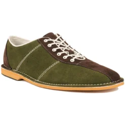The Dude Mod Bowling Shoes (Green) -Classic Gents Fit Sales madcap england dude bowling shoes green 4 79618.1661263593