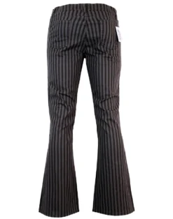 'Duke' - Retro 60s/70s Striped Flares By MADCAP -Classic Gents Fit Sales madcap england duke flares blackgrey11 73035.1666958041