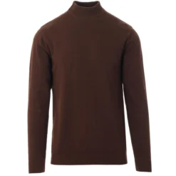 Eastwood Mock Turtleneck Jumper (O) -Classic Gents Fit Sales madcap england eastwood turtleneck jumper potting soil 3 76364.1661262151 2
