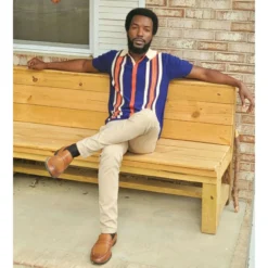 Farlowe Mod Stripe Knit Polo Top -Classic Gents Fit Sales madcap england farlow polo1 21054.1661263004