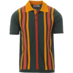Farlowe Mod Stripe Knit Polo Top