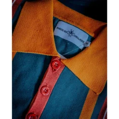 Farlowe Mod Stripe Knit Polo Top PP -Classic Gents Fit Sales madcap england farlowe polo pine2 40040.1661261216 2