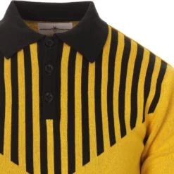 Firebird Mod Waffle Stripe Polo -Classic Gents Fit Sales madcap england firebird waffle stripe polo freesia 3 11974.1661262972 1
