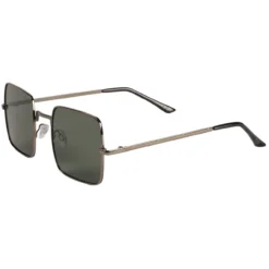 Harrison 60s Square Sunglasses - Silver Frame With Yellow Lenses -Classic Gents Fit Sales madcap england harrison square frame sunglasses green 3 60182.1661264823