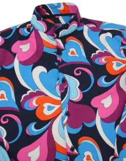 Indra Paisley Surf Grandad Shirt -Classic Gents Fit Sales madcap england indra paisley surf shirt 1 83570.1661270829
