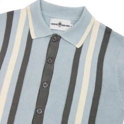 Kazimir Abstract Stripe Polo (BF) -Classic Gents Fit Sales madcap england kazimir polo cardigan blue fog 2 57603.1661265834