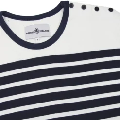 Le Beat Mod S/S Breton Stripe Tee -Classic Gents Fit Sales madcap england le beat ss breton tee 1 13154.1661266248