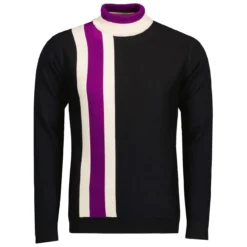 Lewis Mod Roll Neck Racing Jumper -Classic Gents Fit Sales madcap england lewis roll neck jumper black 2 79751.1661260337 1